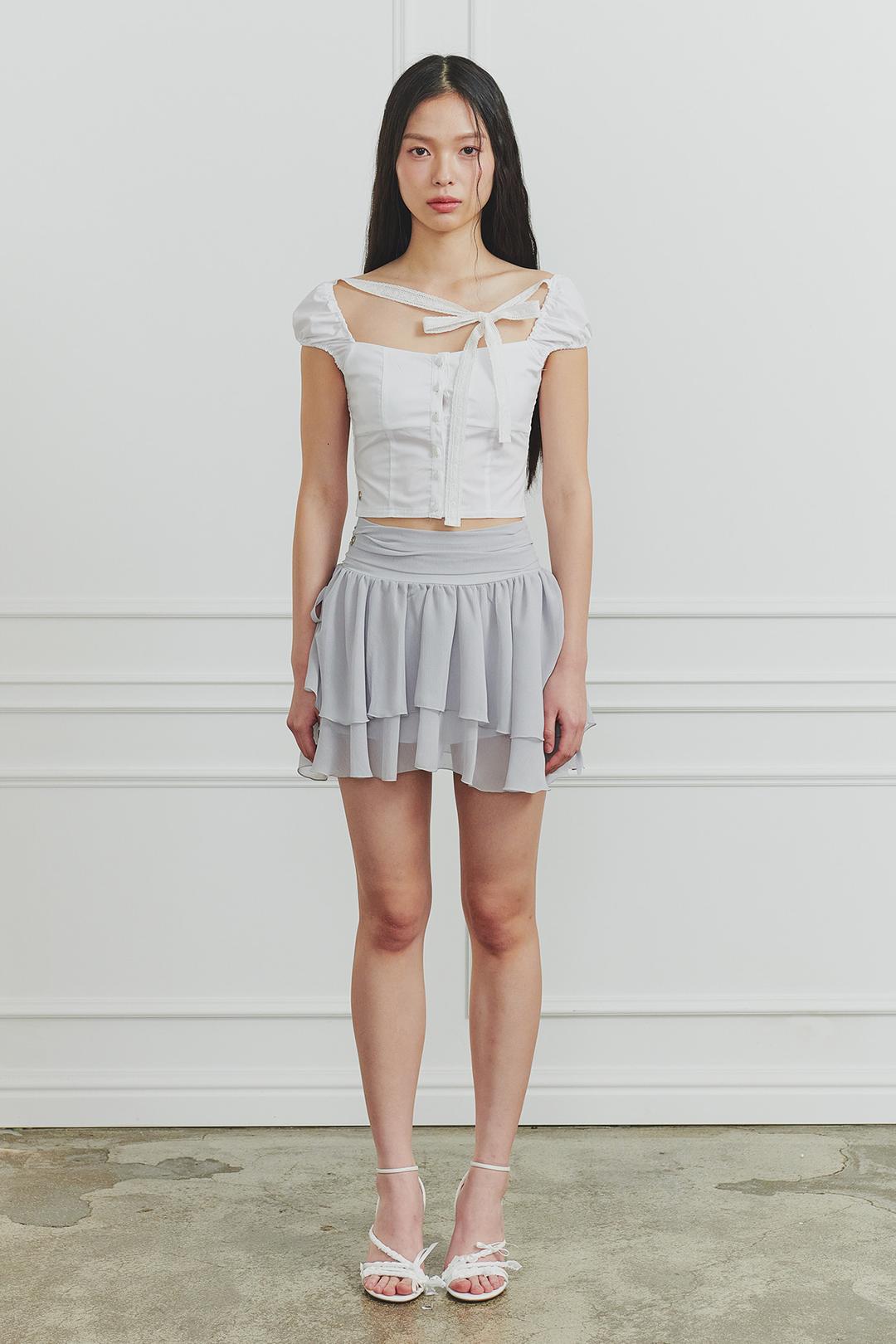 WENDY RIBBON BLOUSE white