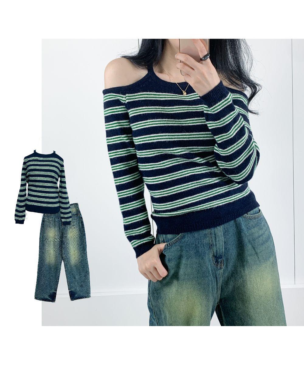 스트라이프 초커 nt (2color)