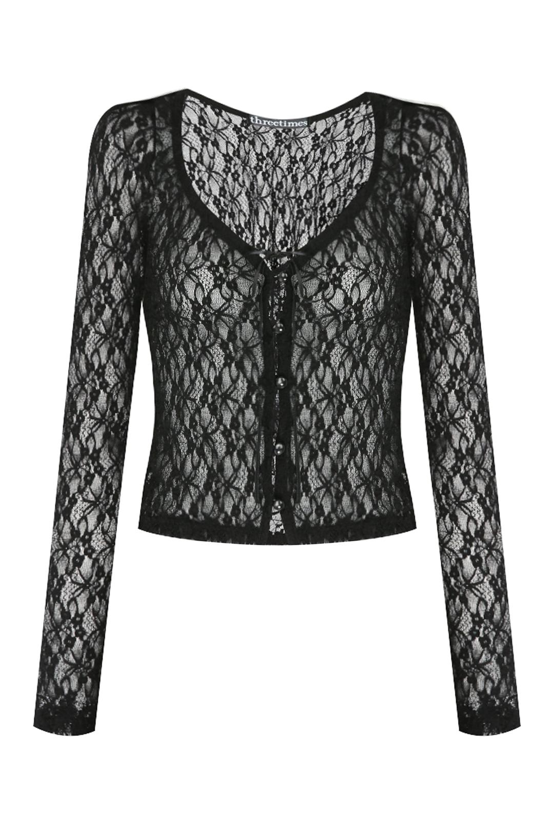 Romantic lace cardigan