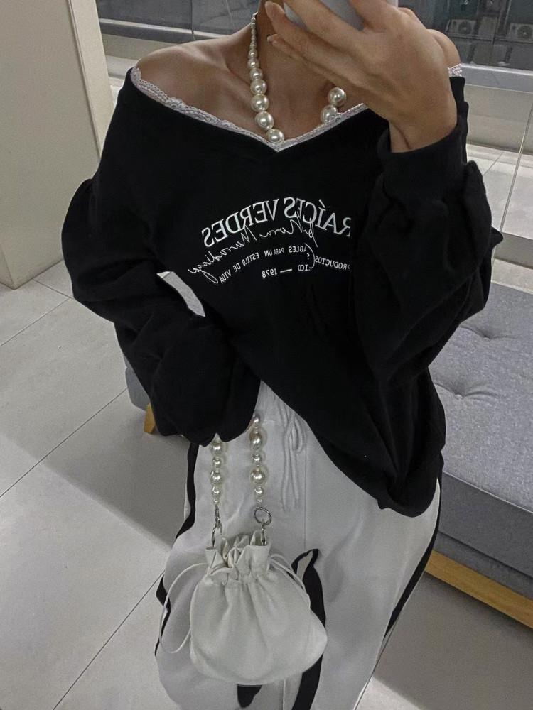 [블랙당일] 레이스오프 샤니티셔츠 (2color)