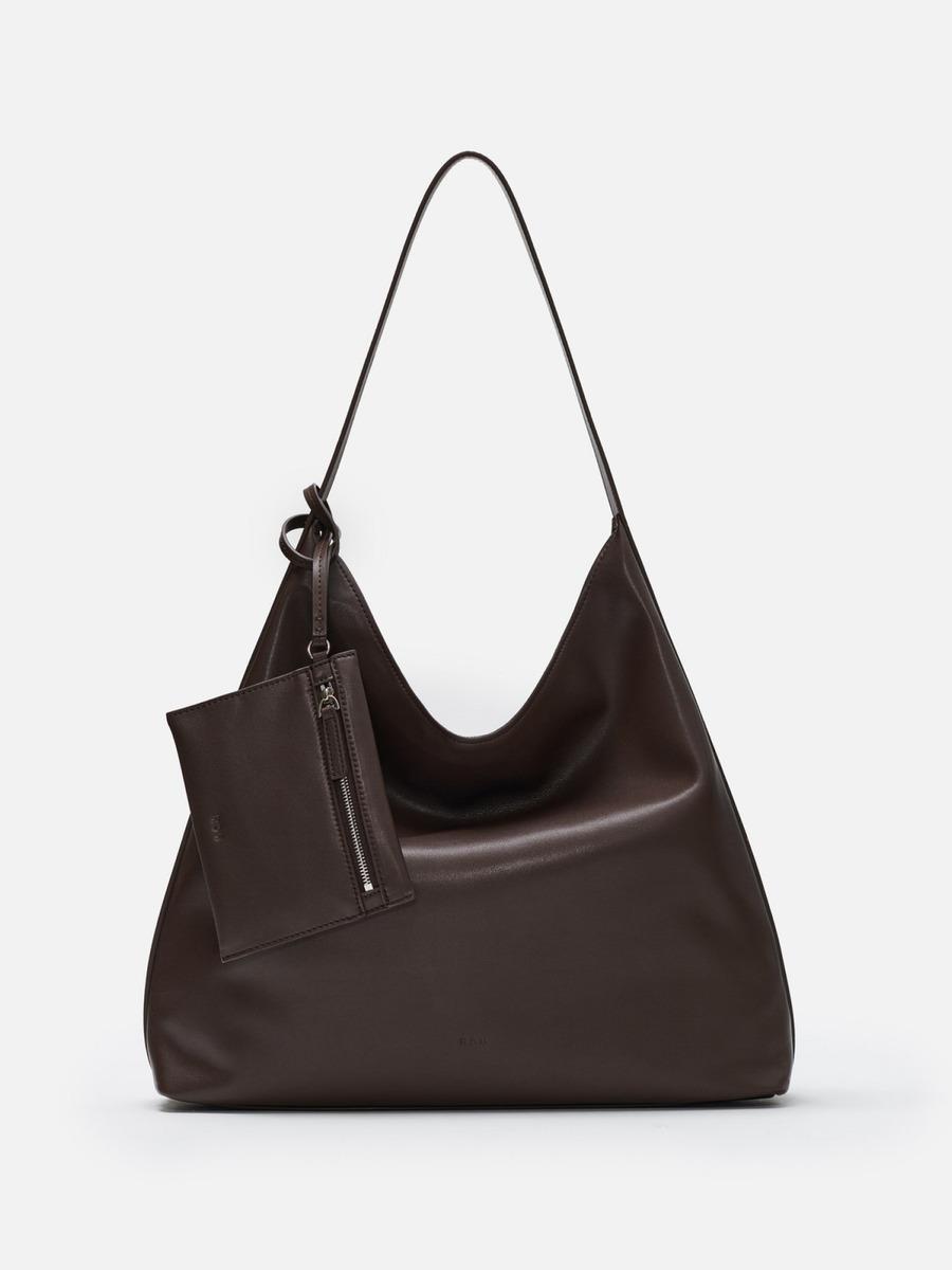 Pulpy hobo bag Umber