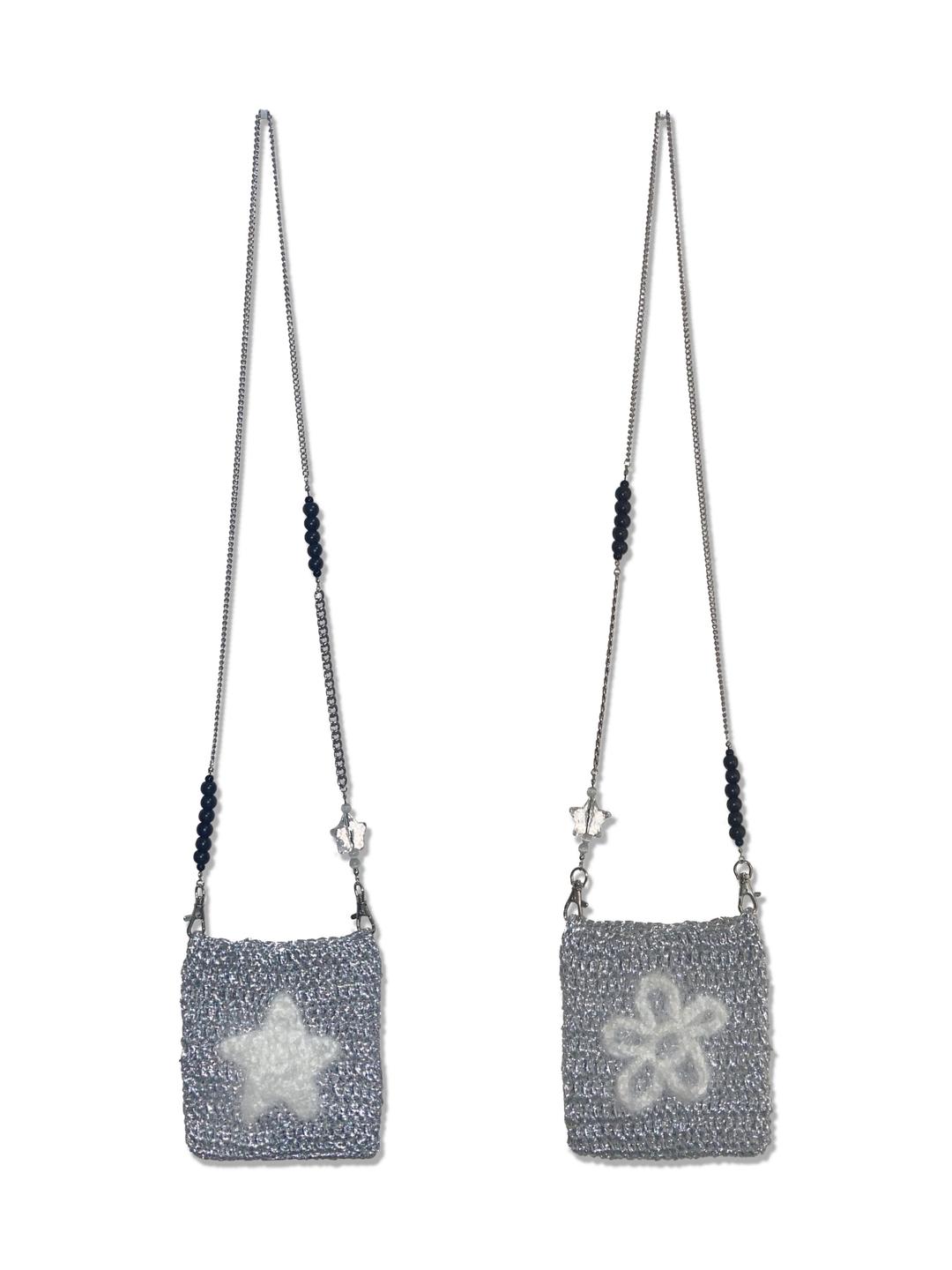 (6/19 예약 발송) flower star chain bag (silver color)