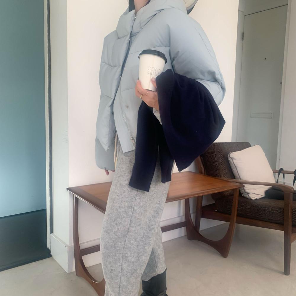 [바로 배송] 심플리 후드 패딩 소라