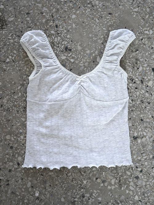 cherry sleeveless, 2color