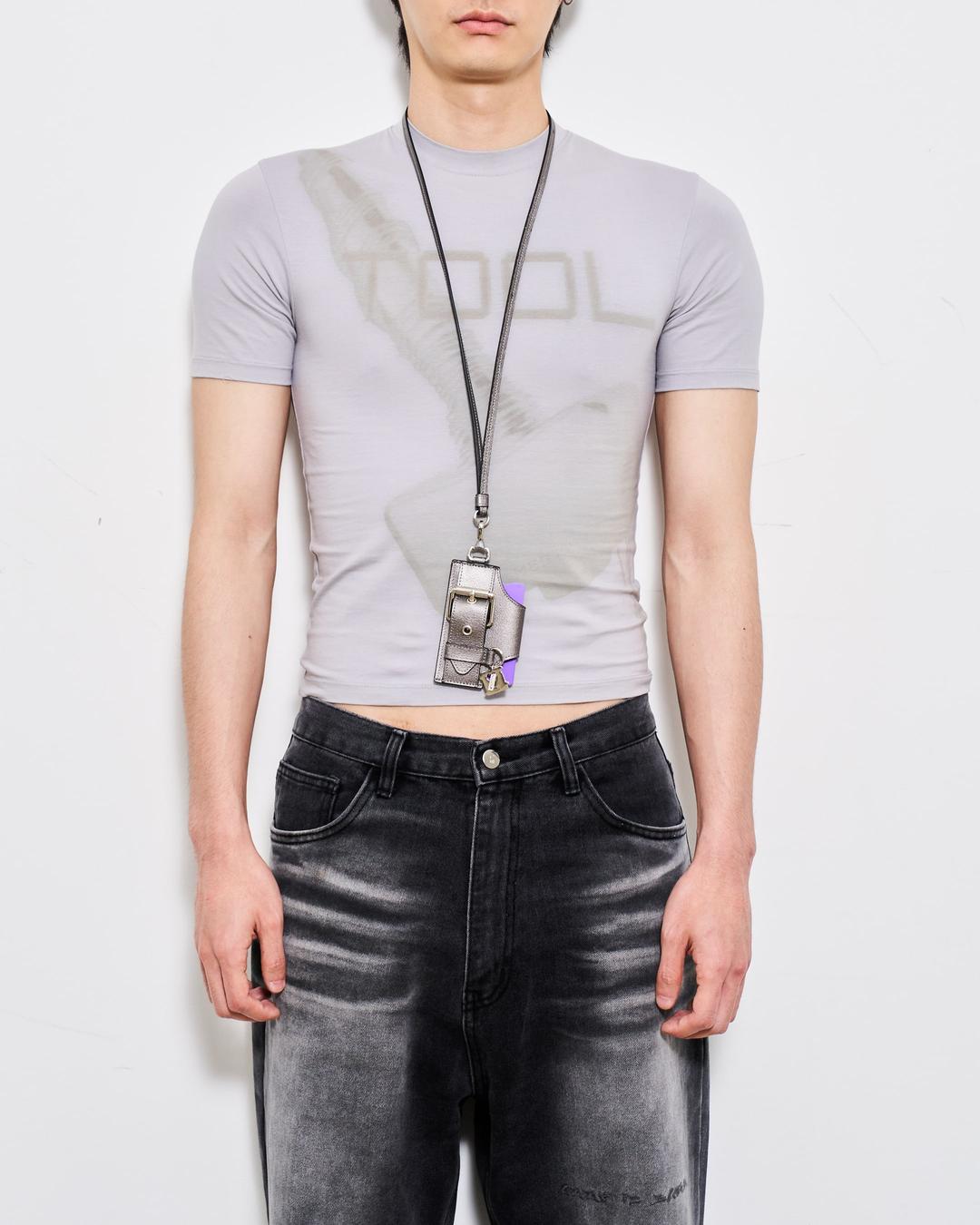 BELTED BRIEF CARD HOLDER (LIMITED-SILVER)