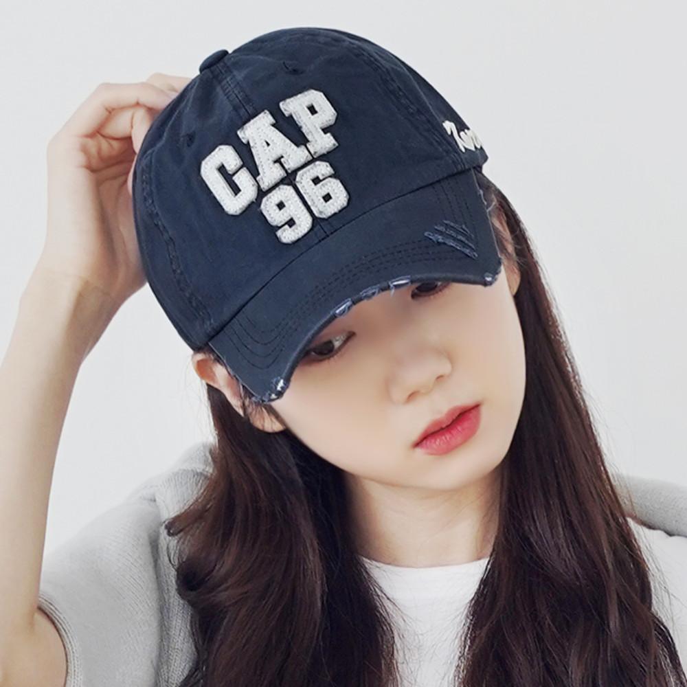 빈티지 캡96 워싱 볼캡모자 남자 여자 y2k CAP96 레트로 야구모자
