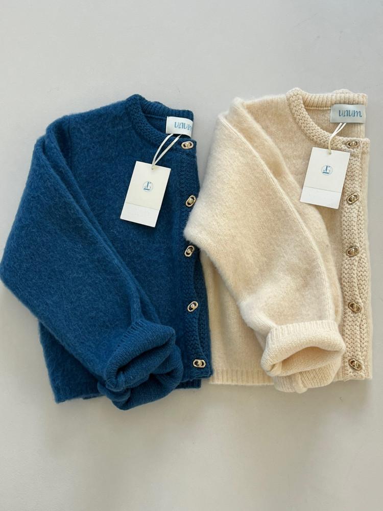 Unum 알파카 니트 자켓