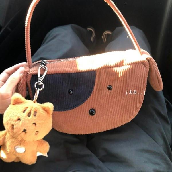 멍토드 백 브라운(tote bag brown)