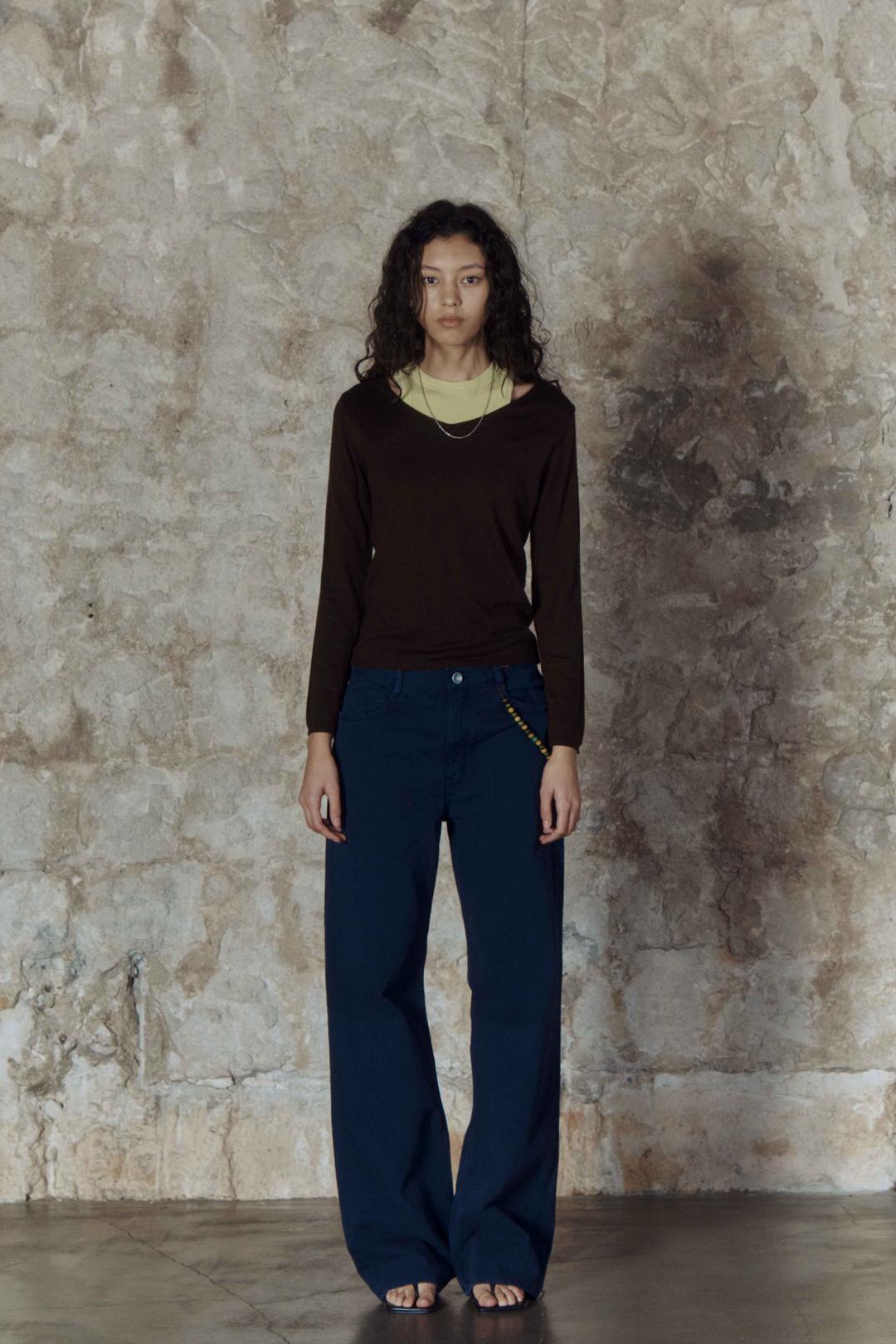 17 SIMPLE COTTON PANTS NV