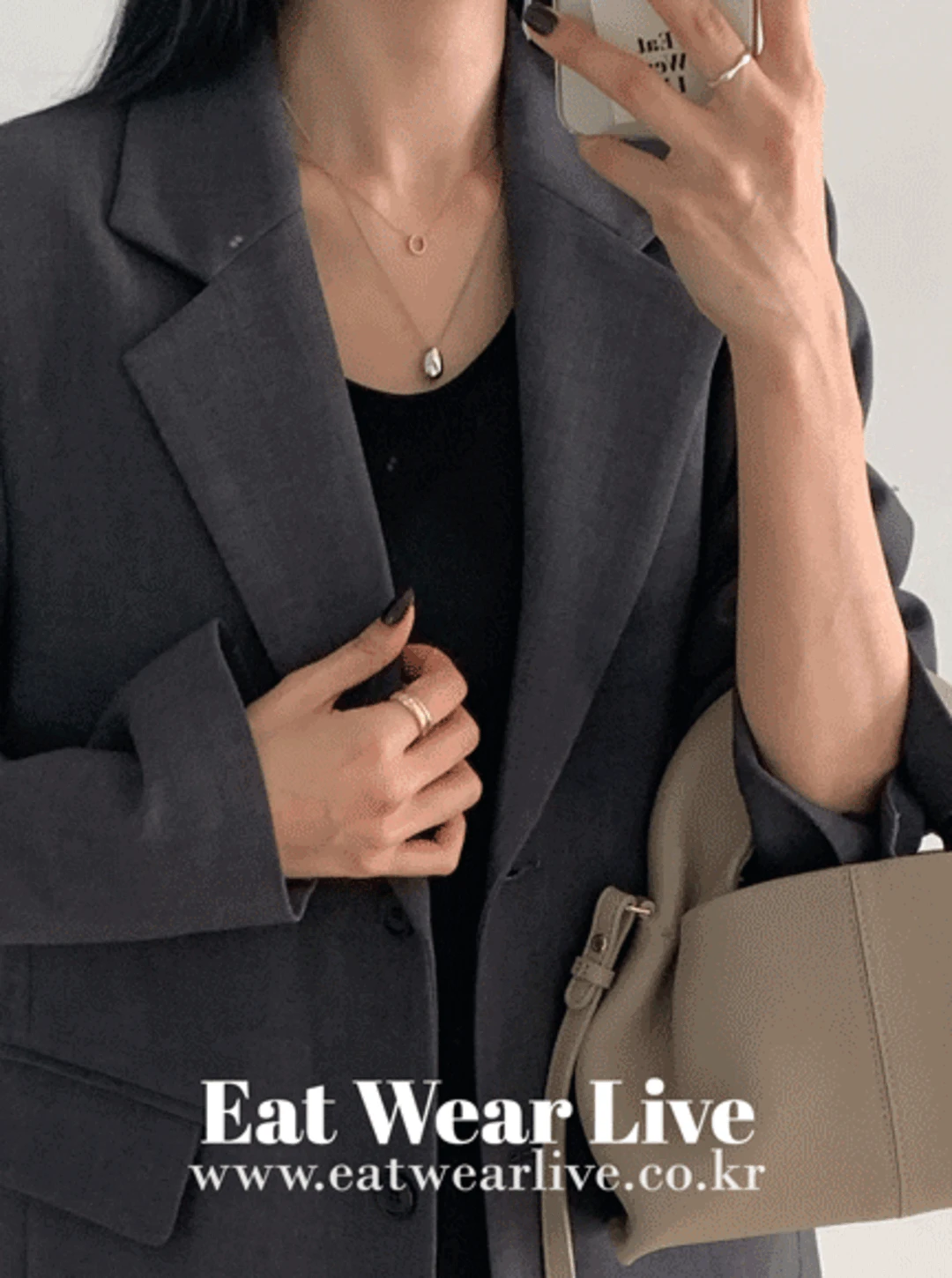 클래식 투버튼 어텀 자켓 (2color)