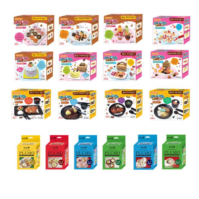 도너랜드 미니어쳐만들기/미니어처 미니놀이/미니 클레이/토핑/쁠루모 싱글시리즈