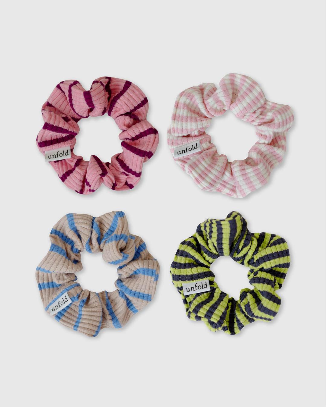 Stripe scrunchie