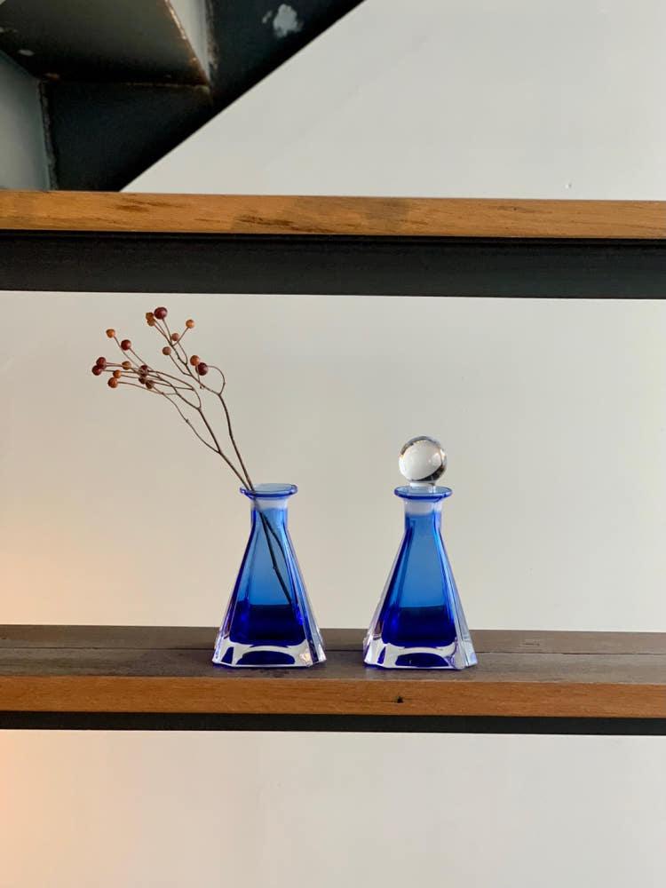 빈티지 유리 디캔터