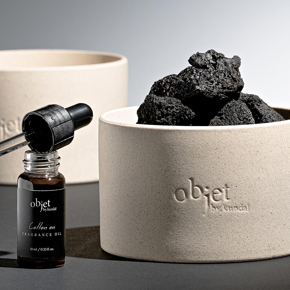 [단독/선물포장] 오브제바이쿤달 퍼퓸 볼케니크 스톤디퓨저 앤티크 화이트 에디션