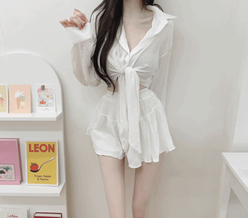 [캉캉중에 여리핏] 에쓰 캉캉 플레어 치마바지