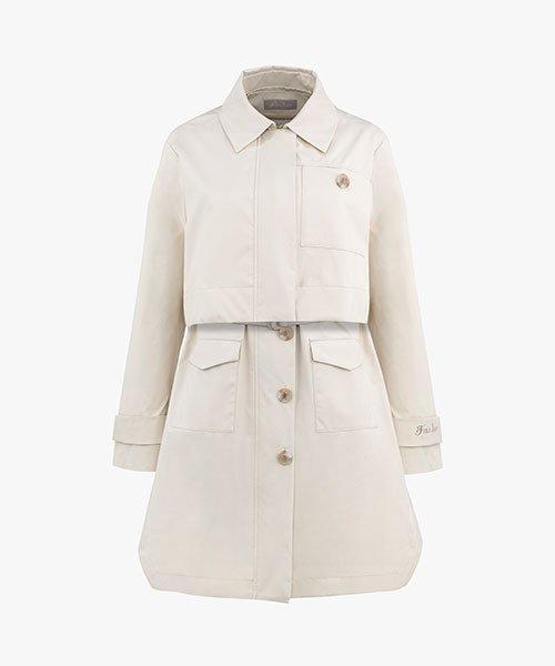 레인 트렌치 SET 코트 (베이지)