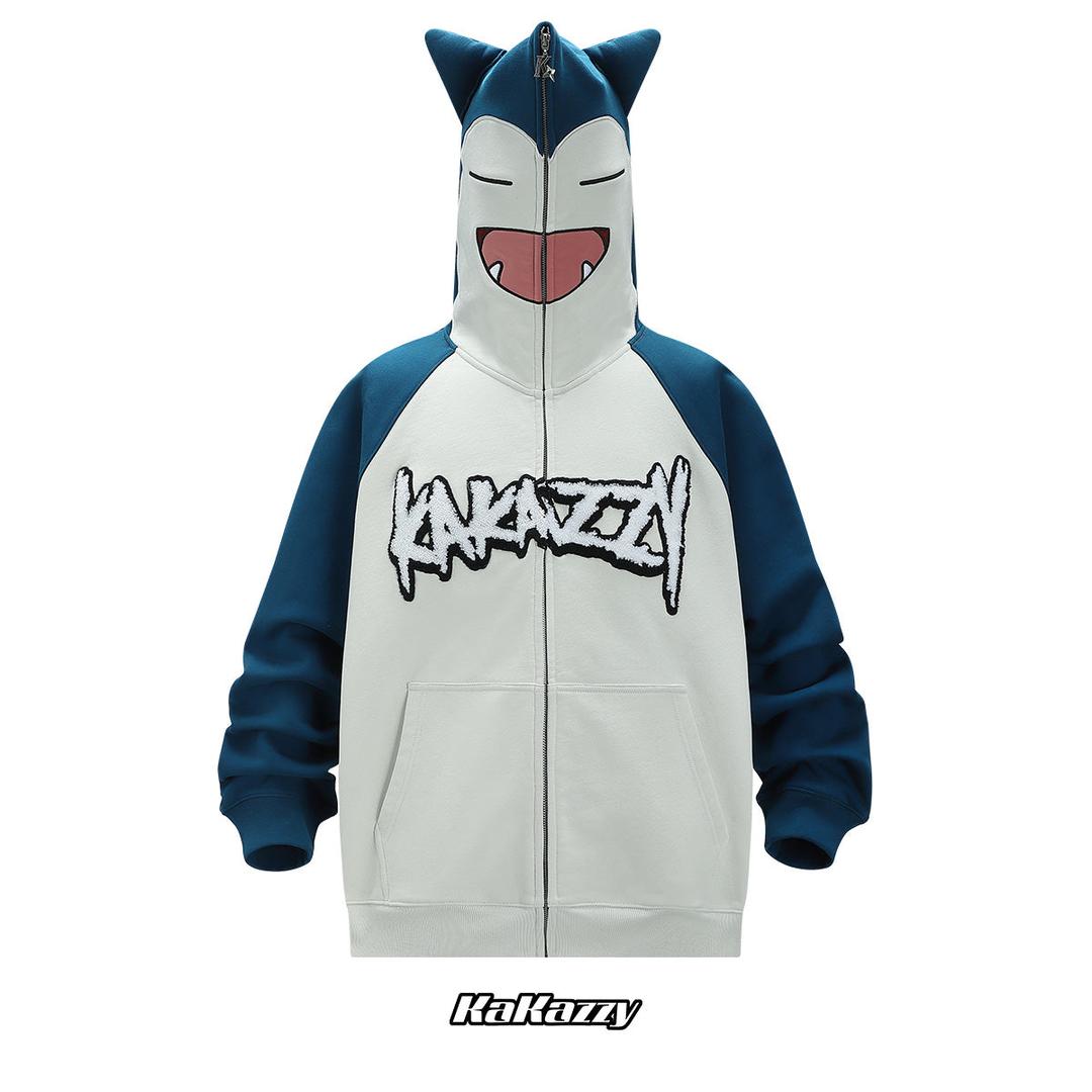 Kakazzy Full Zip Hoodie AcidBlue