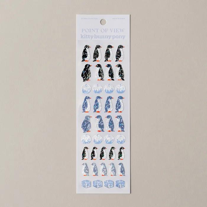 [POV x KBP] 윈터 애플펭귄 스티커 POV x KBP Winter Apple Penguin Sticker