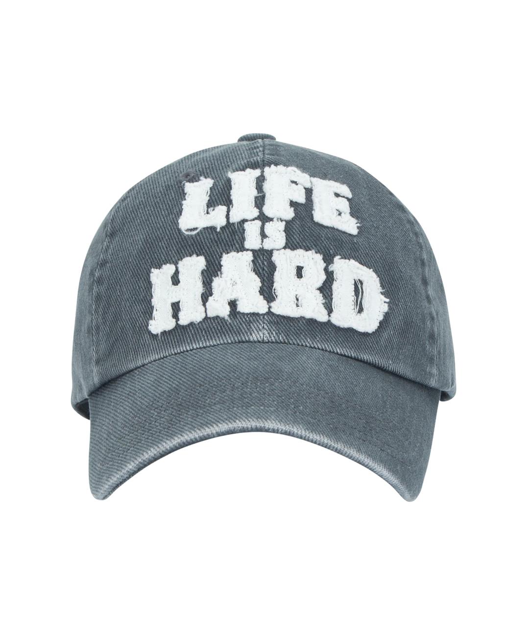 [10/12 Delivery] LIFE IS HARD PIGMENT CAP CHARCOAL