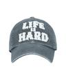 [10/12 Delivery] LIFE IS HARD PIGMENT CAP CHARCOAL