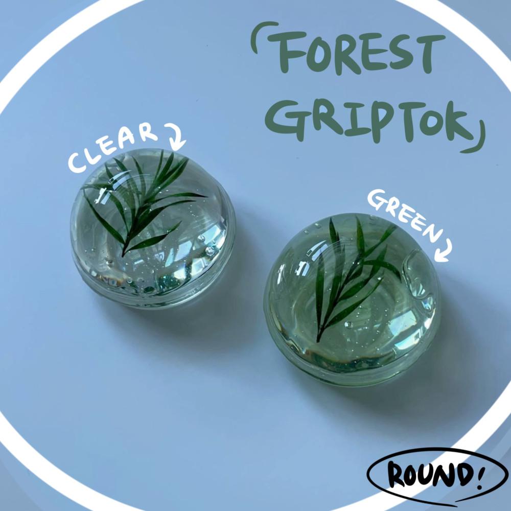 Forest leaves Griptok Smarttok 포레스트 레진 나뭇잎 잎사귀 그립톡 스마트톡