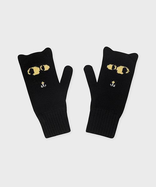 MOGU wool gloves cat
