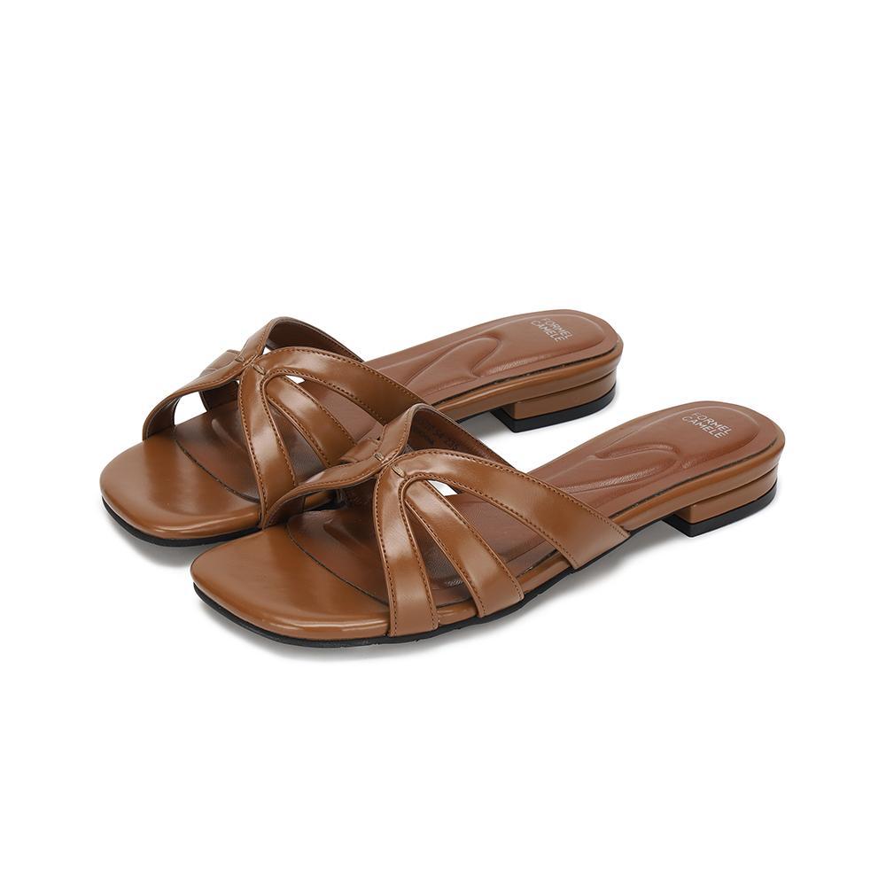 [25SS] 카멜 보니타 플랫뮬 03 Tan 1.5cm