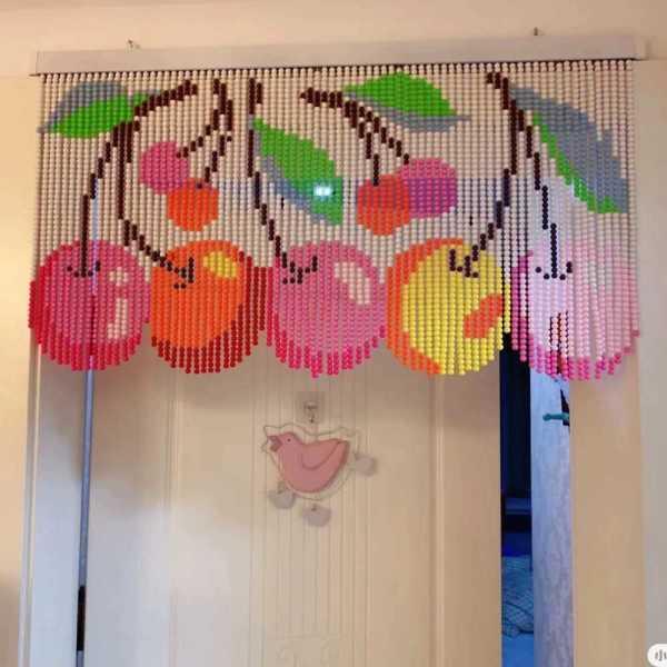 인테리어 비즈발 DIY 커튼 카페 소품 귀여운 가리개