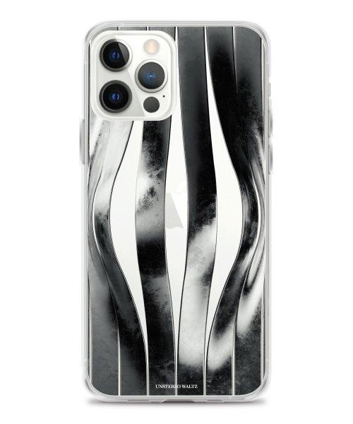 Vertical Chrome 투명 폰 케이스