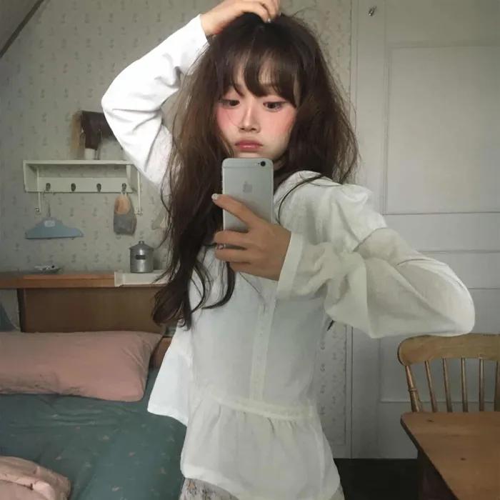 Lace Double Layered Shirring T-Shirt_White(O26TP02)