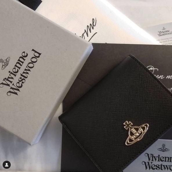 비비안웨스트우드 핌리코 조던 반지갑 블랙