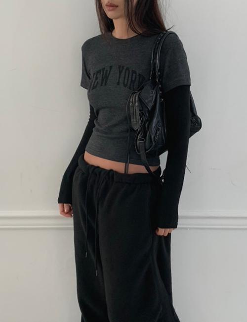 올슨 new york layered tee