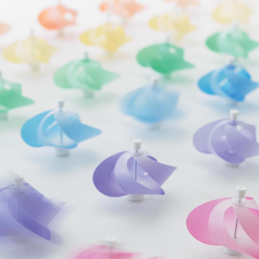 +d 플러스디 Kaze Guru Ma 세트(3개입) 바람개비 마그넷 / 고정 자석 / 디자이너 제품 / 일본 직수입 정품