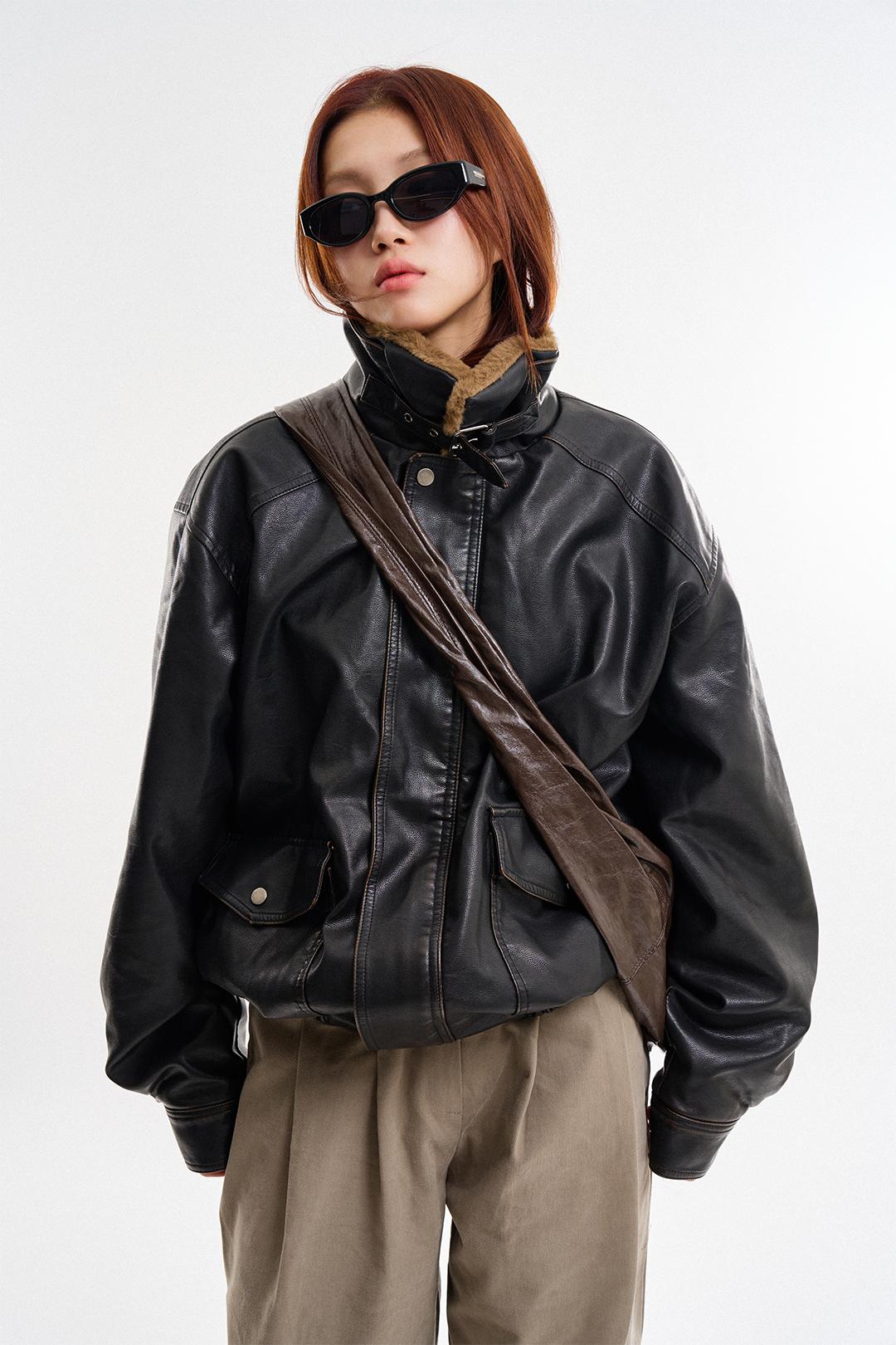 라우코하우스 라이닝 무스탕 자켓