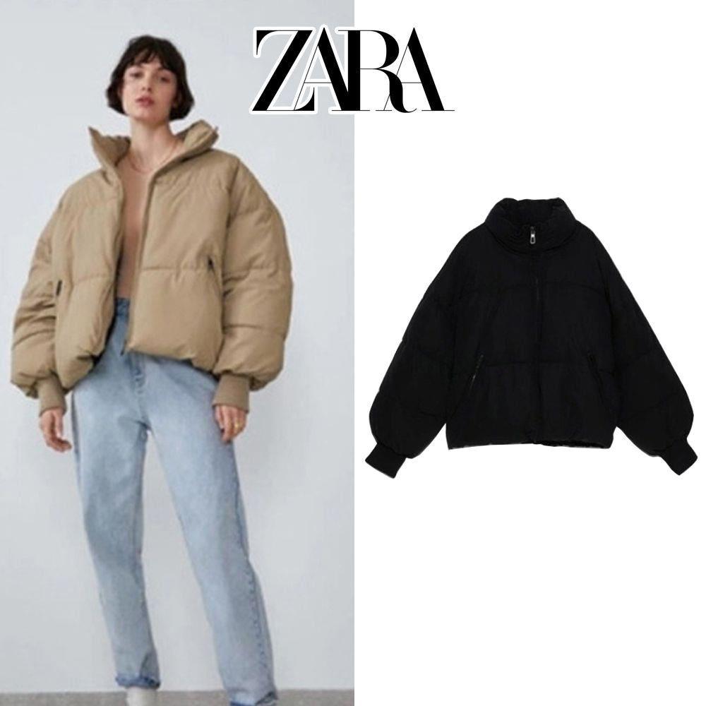 자라 심플 숏 푸퍼 자켓 점퍼 패딩 ZARA