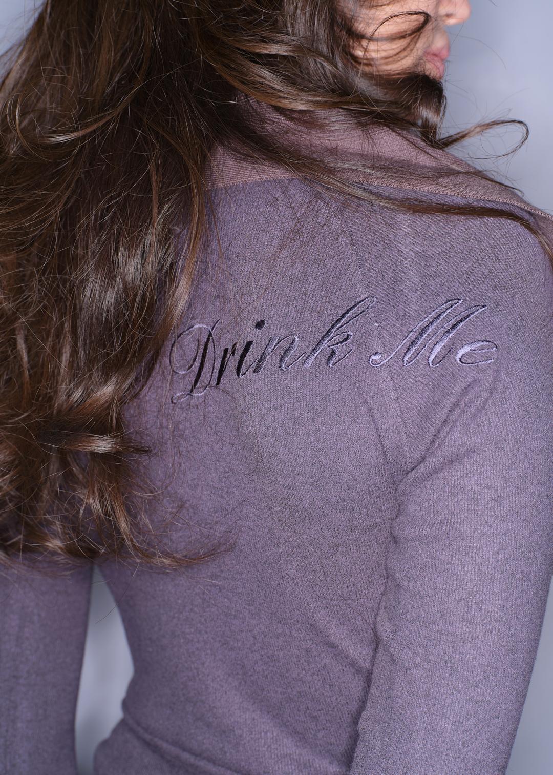 Drink Me Top - plum