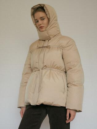 V. hoody duck down (beige)