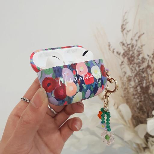 💖프로2/무배💖레터링플라워 에어팟프로케이스 생일선물
