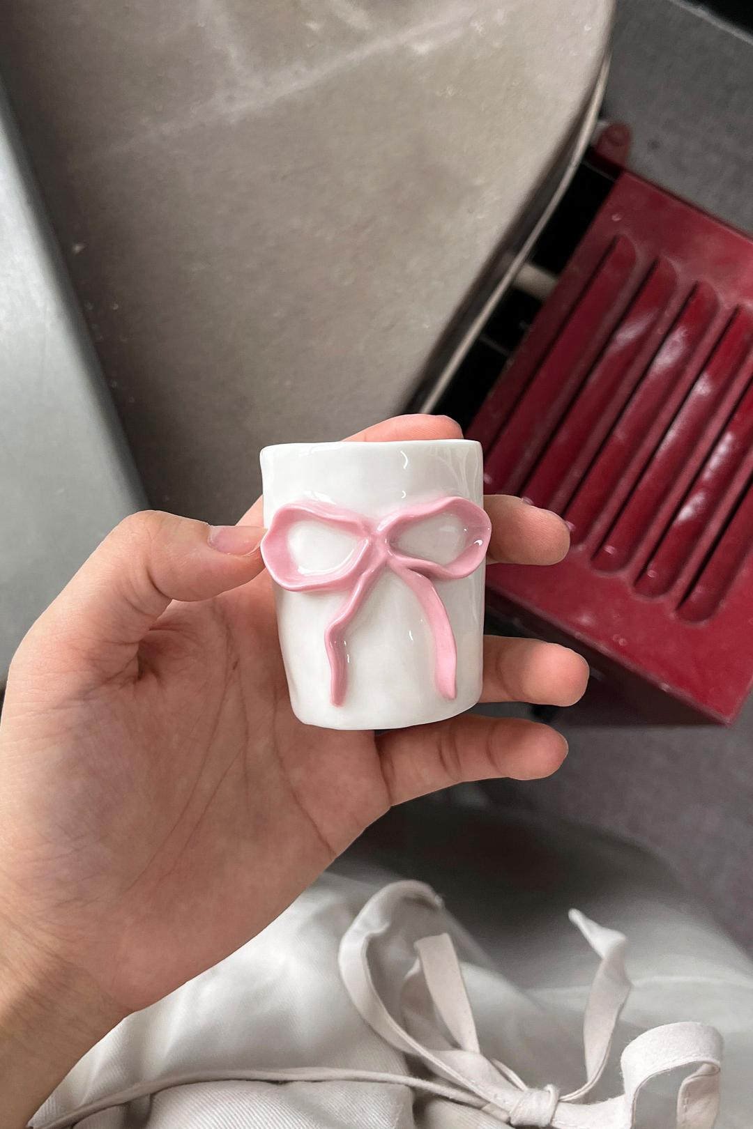 Ribbon mini cup  #02 Frill