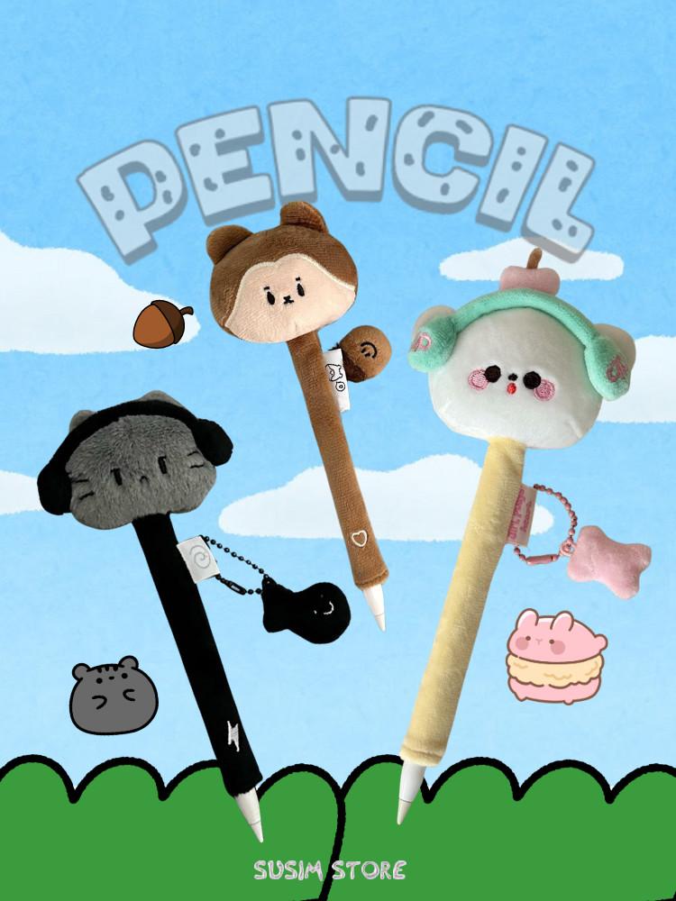 수심 Meow Pencil Case(3 Type) 고양이 애플펜슬 케이스 유니크 홀더