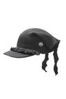 Frill winter visor cap (Charcoal)