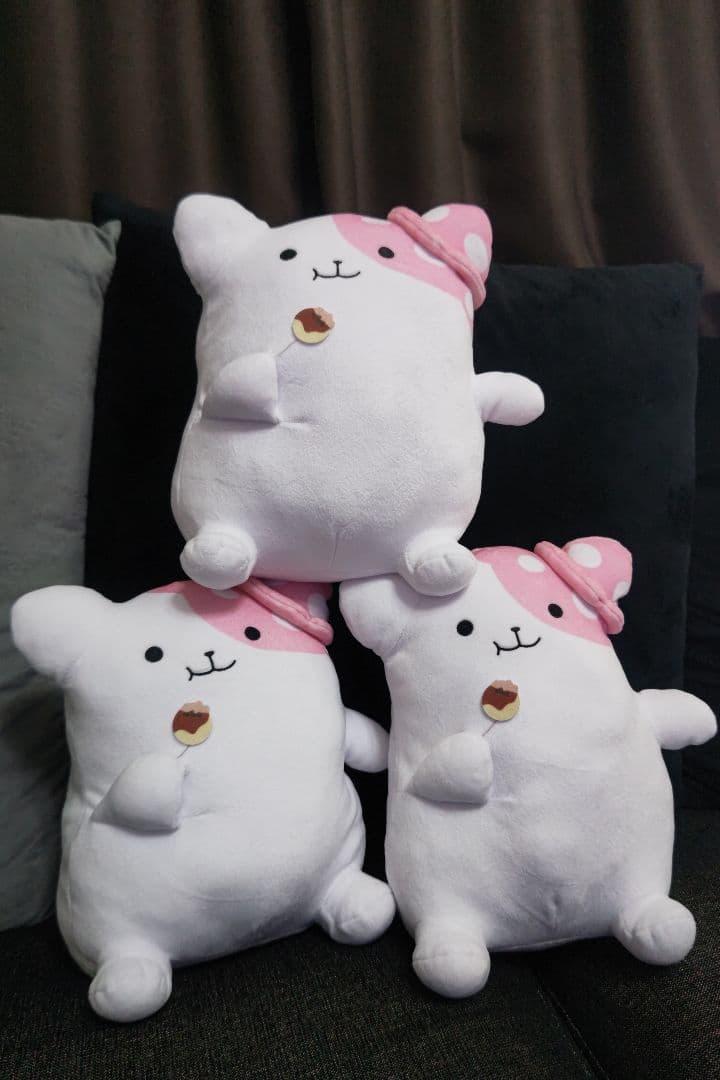 きのこいぬ もちもちもぐもぐ おすわりBIGぬいぐるみ 3個セット