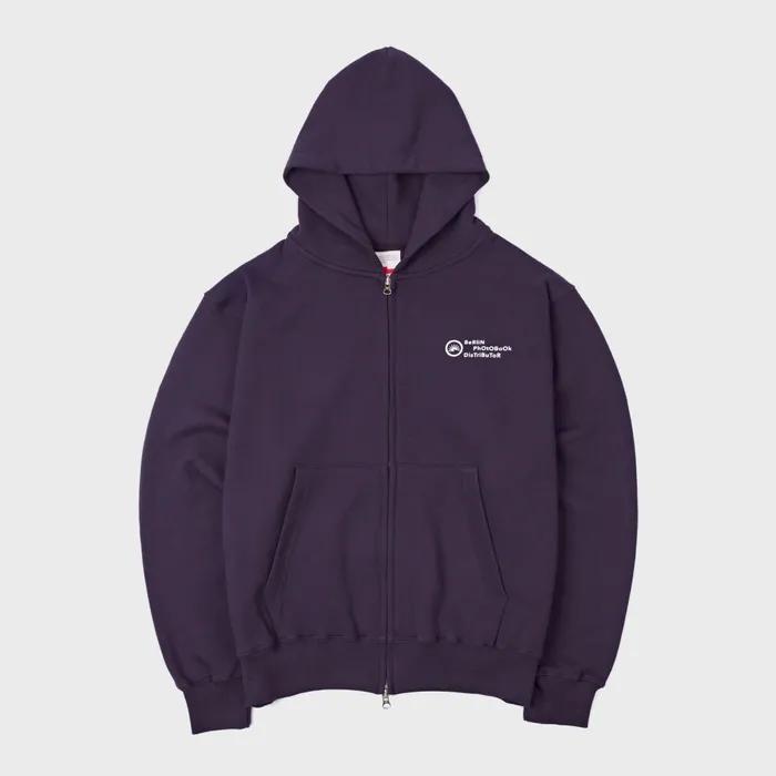 MITARBEITER 003 ZIP HOODIE (PURPLE)