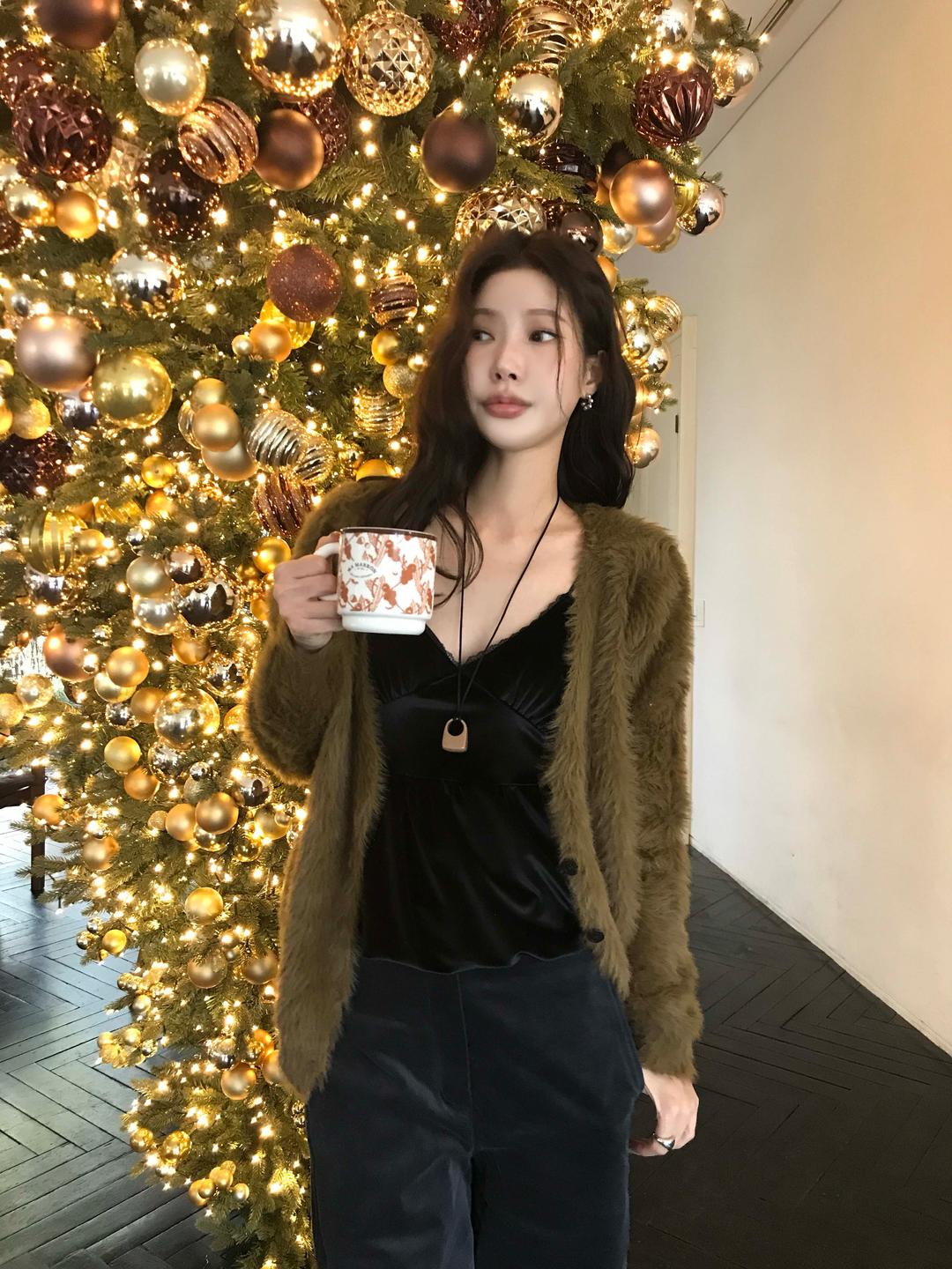 [인기] BAYABA FUR CARDIGAN (2COLOR)