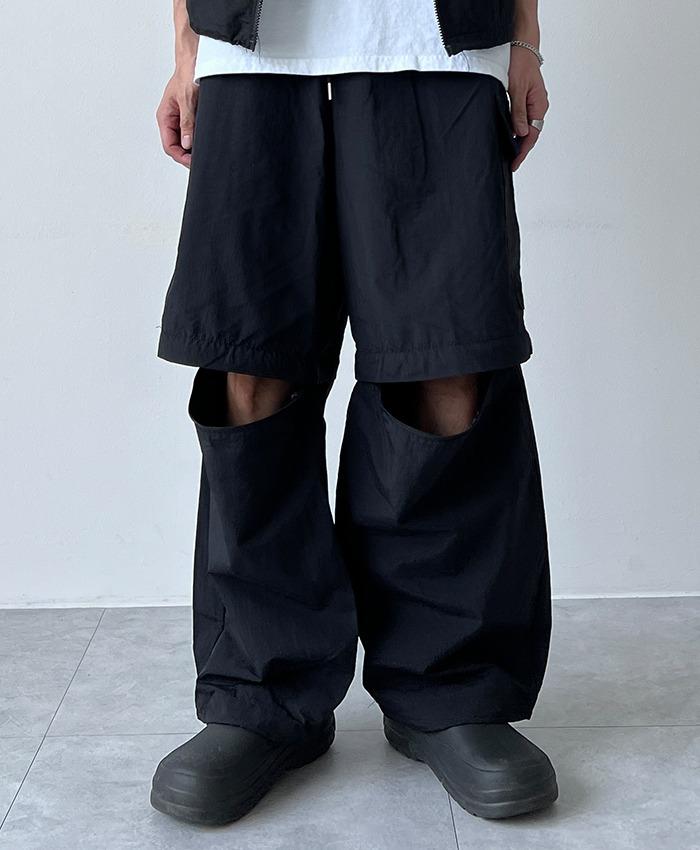 트랙 지퍼 분리형 카고팬츠 (3C)