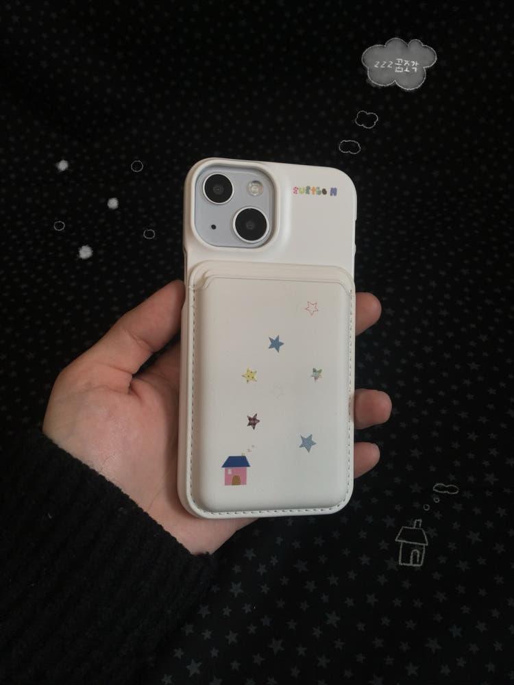 [turtle N] ᶻ ᶻ ᶻ 「꿈 조각」  /  맥세이프 하드 케이스 + 맥세이프 카드지갑 SET 아이폰15