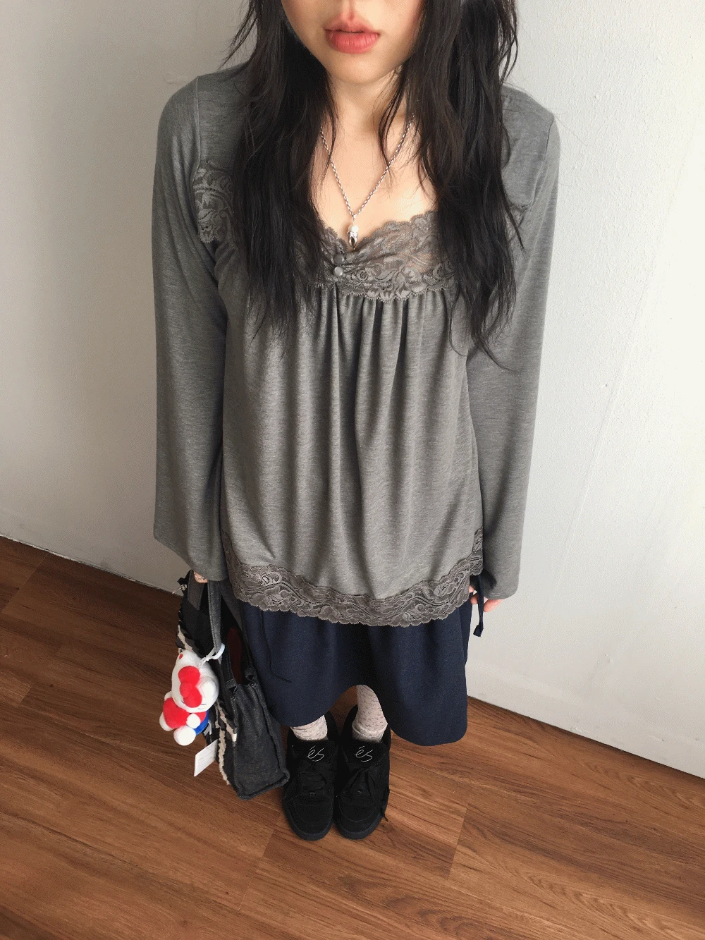 vintage lace long sleeve 빈티지 레이스 롱슬리브