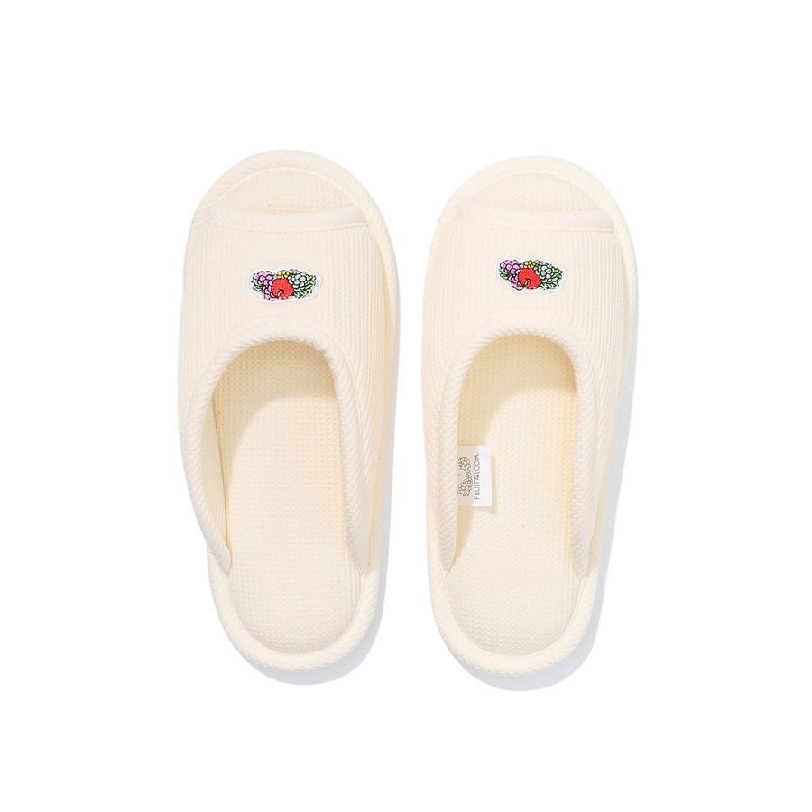 와플 워셔블 홈슬리퍼(아이보리)