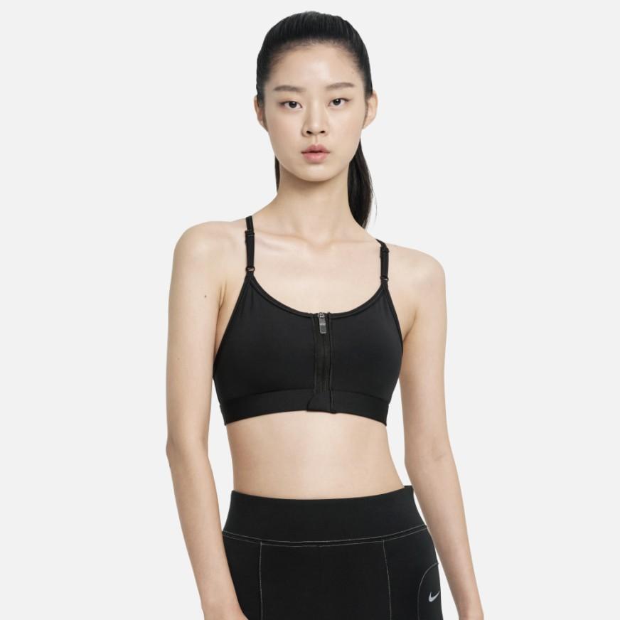 나이키 드라이 핏 인디 지퍼 프런트