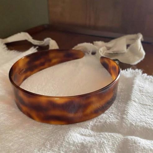 세나 셀룰로오스 와이드 헤어밴드 호피 레오파드 넓은 머리띠 - 헤어액세서리 | 쿠팡